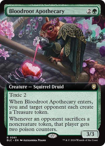 Bloodroot apothecary extended - apothecary, (extended